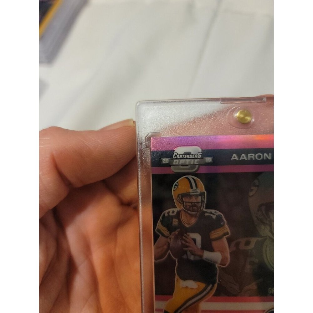 2019 Contenders Optic Aaron Rodgers Pink Mvp Contenders 13/75 Mvp-ar - Picture 2 of 7